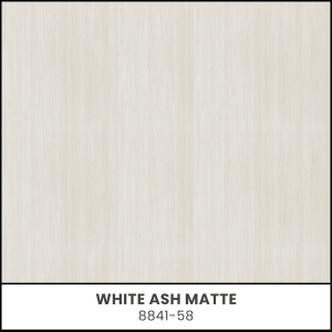 White Ash Matte Laminate - 8841-58