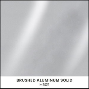 Brushed Aluminum Solid - M605