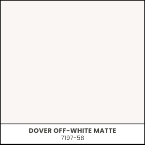 Dover Off-White Matte Laminate - 7197-58