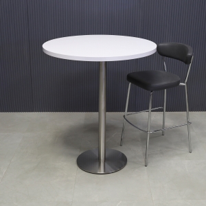 California Round Laminate Bar Table