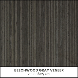Beechwood Gray Veneer - 2-988/32/Y32