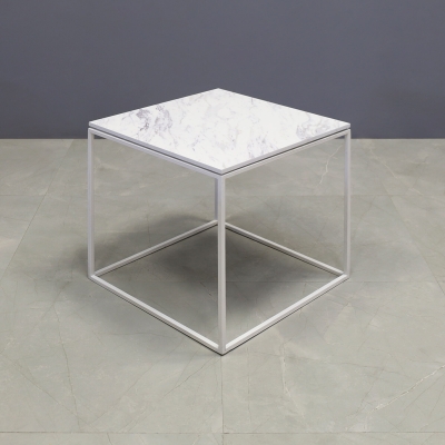 20-inch Aspen Square Side Lobby Table in 1/2