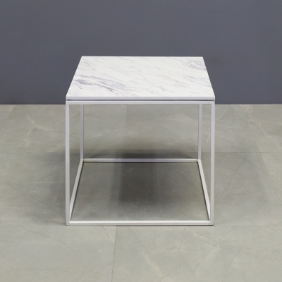 20-inch Aspen Square Side Lobby Table in 1/2