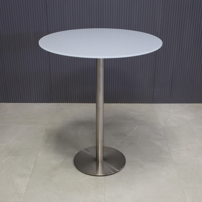 36-inch California Round Bar Table in 1/2