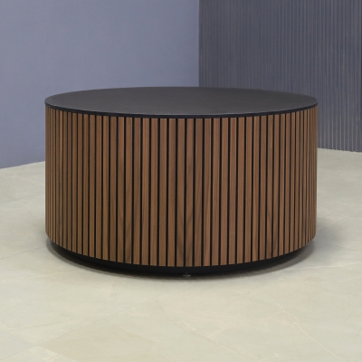 36-inch Nolrfolk Round Lobby Table in 1/2