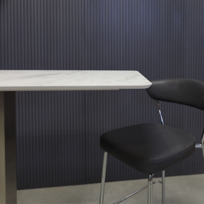 42-inch California Rectangular Engineered Surface Bar Table in 1/2