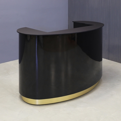 60-inch The Pill Custom Reception Desk with 1/2