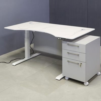 60-inch aXis Sit-stand Executive Desk with 1/2