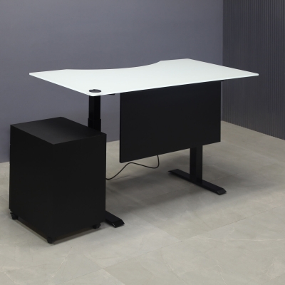 60-inch aXis Sit-stand Executive Desk with 1/2