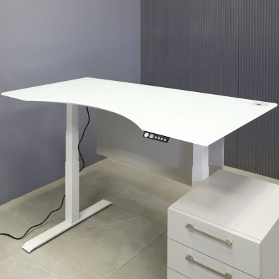 60-inch aXis Sit-stand Executive Desk with 1/2