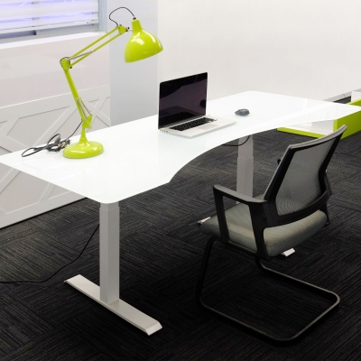 60-inch aXis Sit-stand Executive Desk with 1/2