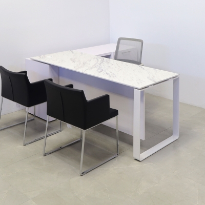 72-inch Aspen Executive Desk With Credenza and 1/2