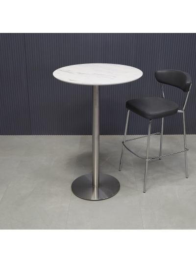 California Round Engineered Surface Bar Table