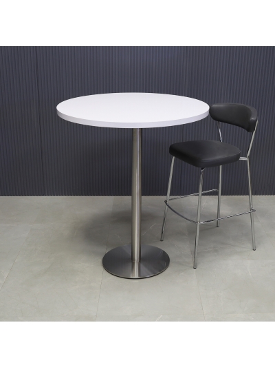 California Round Laminate Bar Table