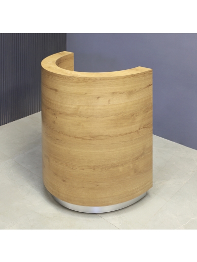 Lima Round Podium & Host Custom Desk