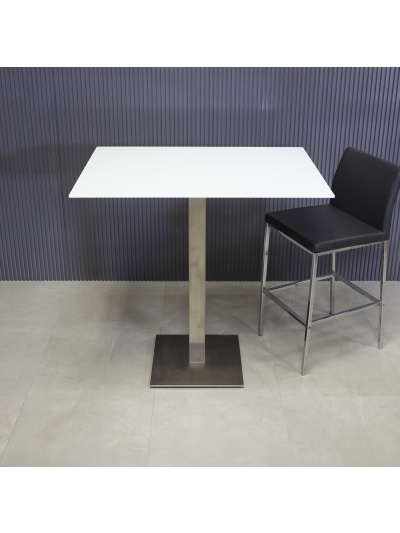 California Rectangular/Square Tempered Glass Bar Table