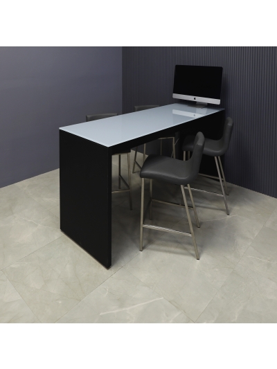 Ashville Tempered Glass Collaboration Table