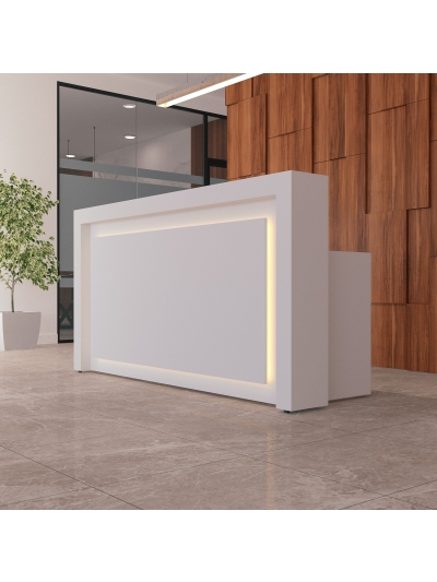New York Straight Shape Custom Reception Desk