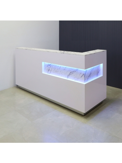 Manhattan L-Shape Custom Reception Desk