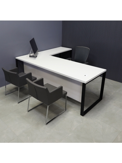 Aspen L-Shape Executive Desk With Laminate Top