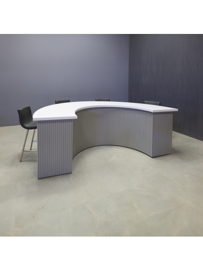 Handmade Custom Modern Podcast Table Half Moon