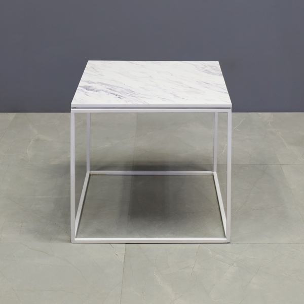 20-inch Aspen Square Side Lobby Table in 1/2