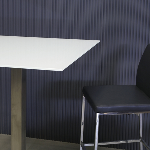 36-inches California Square Bar Table with 1/2