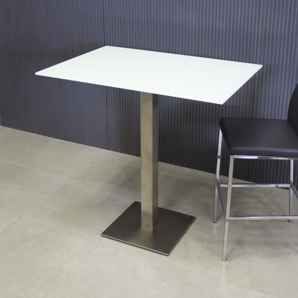 42-inch California Rectangular Bar Table in 1/2
