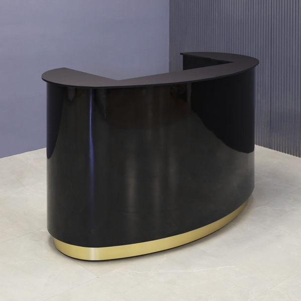 60-inch The Pill Custom Reception Desk with 1/2