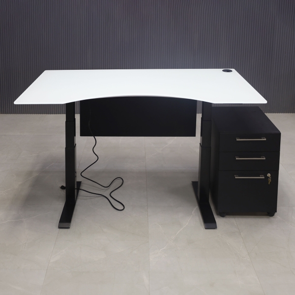 60-inch aXis Sit-stand Executive Desk with 1/2