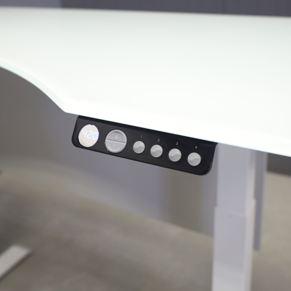 60-inch aXis Sit-stand Executive Desk with 1/2