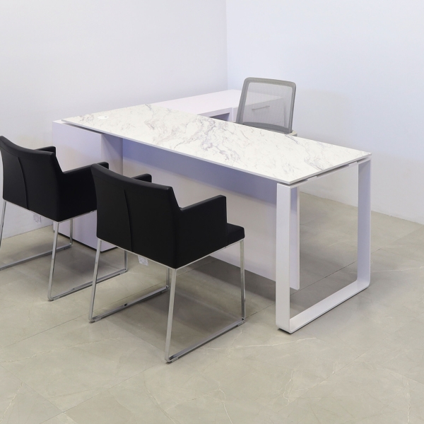 72-inch Aspen Executive Desk With Credenza and 1/2