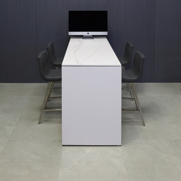72-inch width x 42-inch height, Ashville Engineered Surface Collaboration Table in 1/2